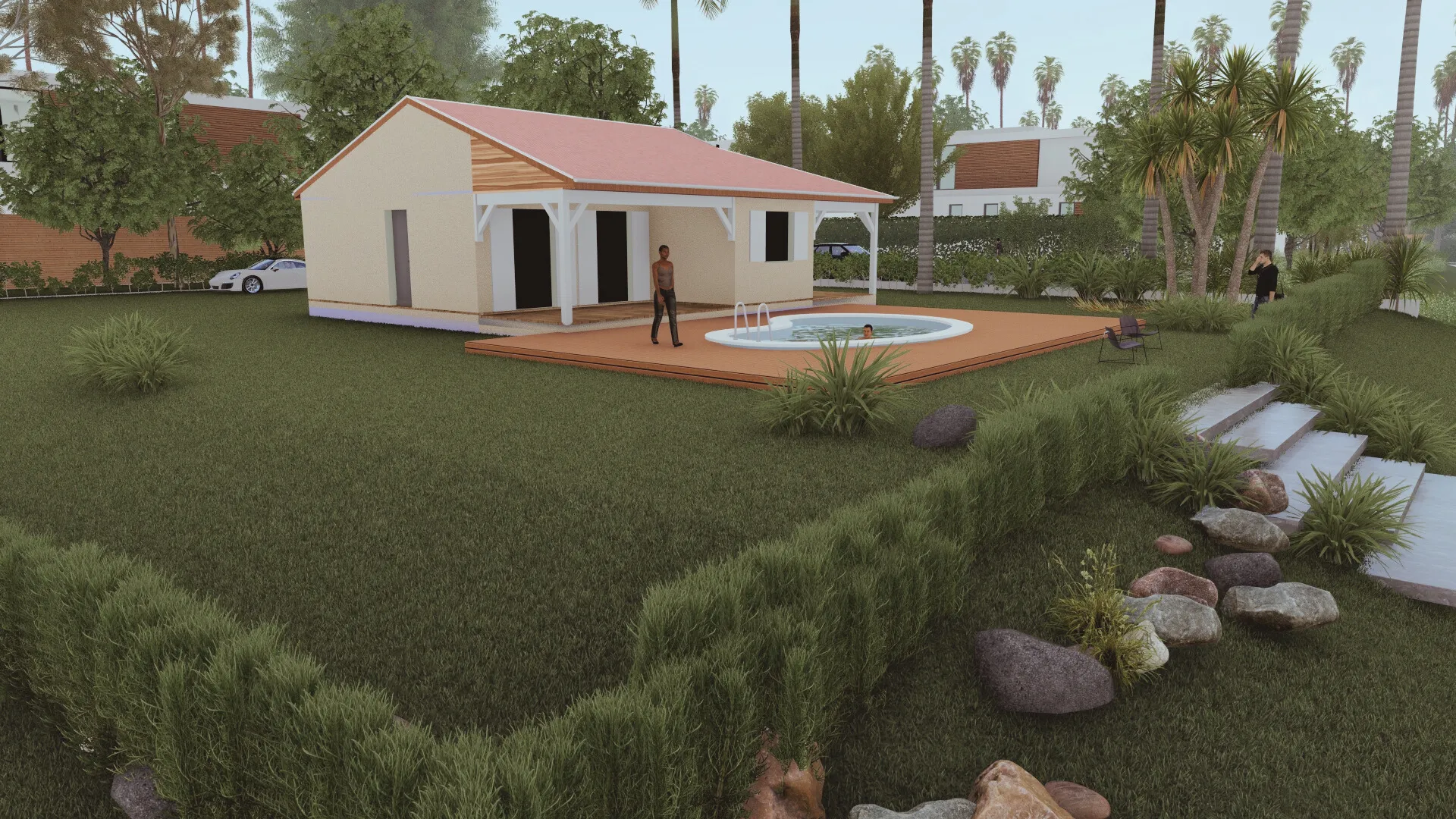 T4 - Villa Familiale GLG, maison évolutive 4 pièces